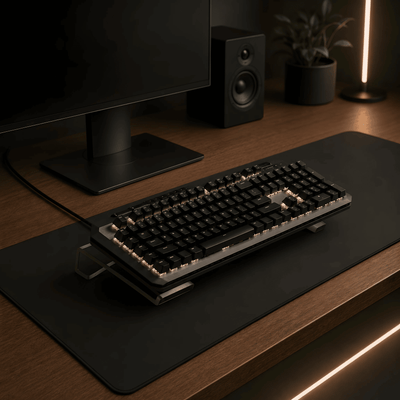 Acrylic Keyboard Typing Stand — main product photo | Rekayro