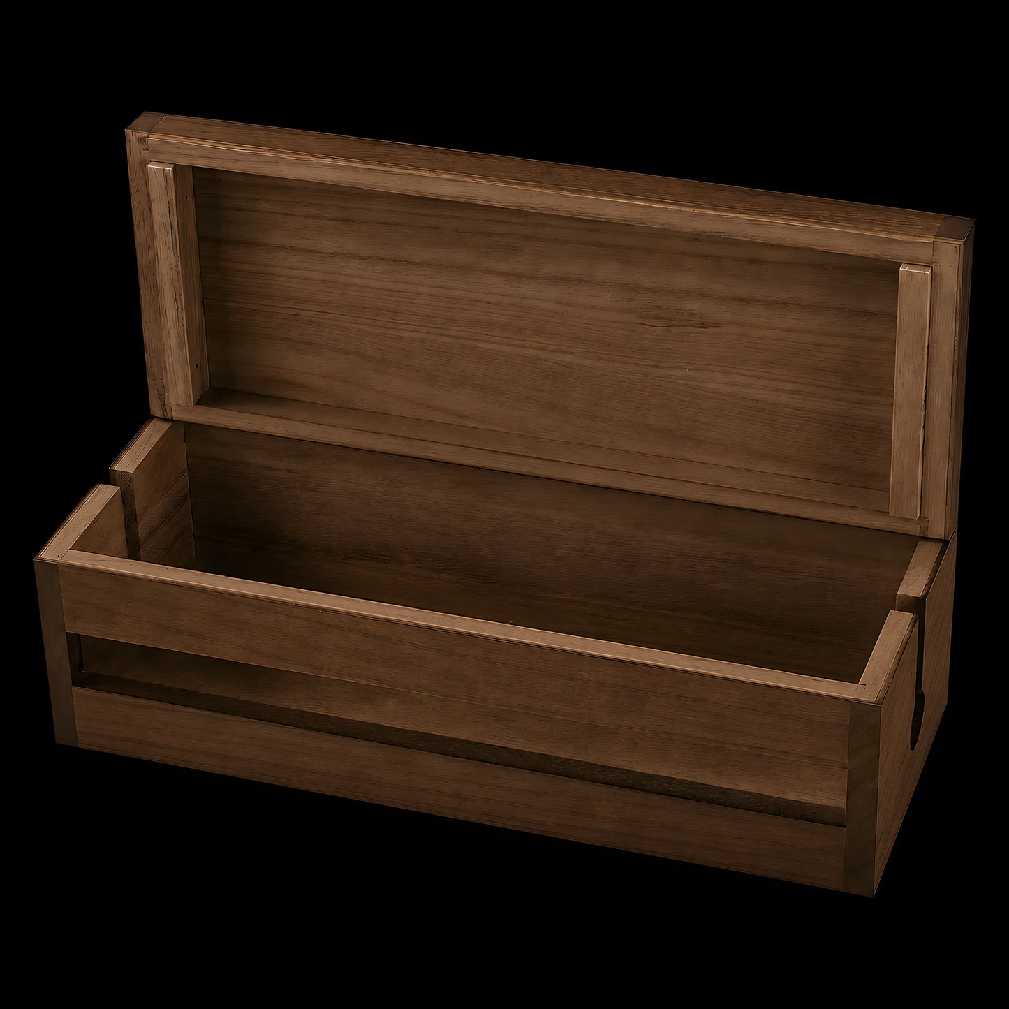 Wooden Cable Manager Box — product detail view | Rekayro