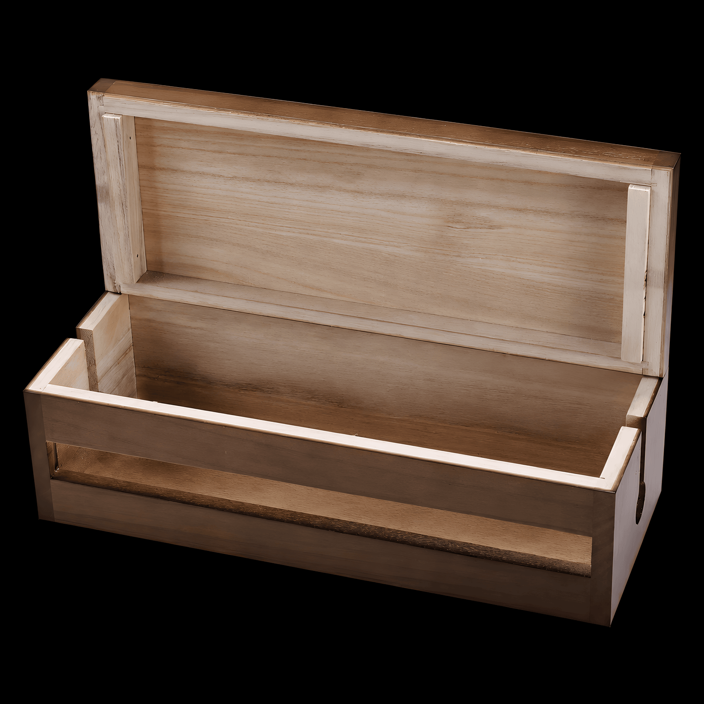Wooden Cable Manager Box — product detail view | Rekayro